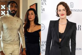 Mr. and Mrs. Smith Donald Glover, Maya Erskine, Phoebe Waller-Bridge at the Harper's Bazaar Women Of The Year Awards 2023 at The Ballroom of ClaridgeÃ­s on November 7, 2023 in London, England.