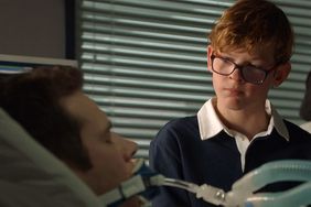 Oliver stark and guest star Gavin McHugh in the “In Another Life” episode of 9-1-1