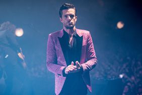 Brandon Flowers of The Killers performs