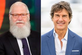 David Letterman and Tom Cruise