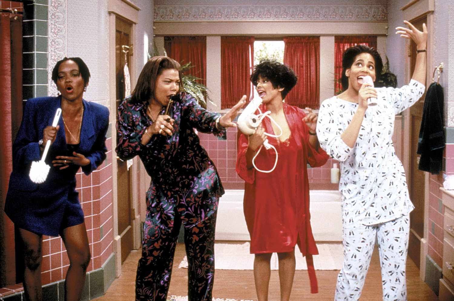 Erika Alexander, Queen Latifah, Kim Fields, and Kim Coles on 'Living Single'