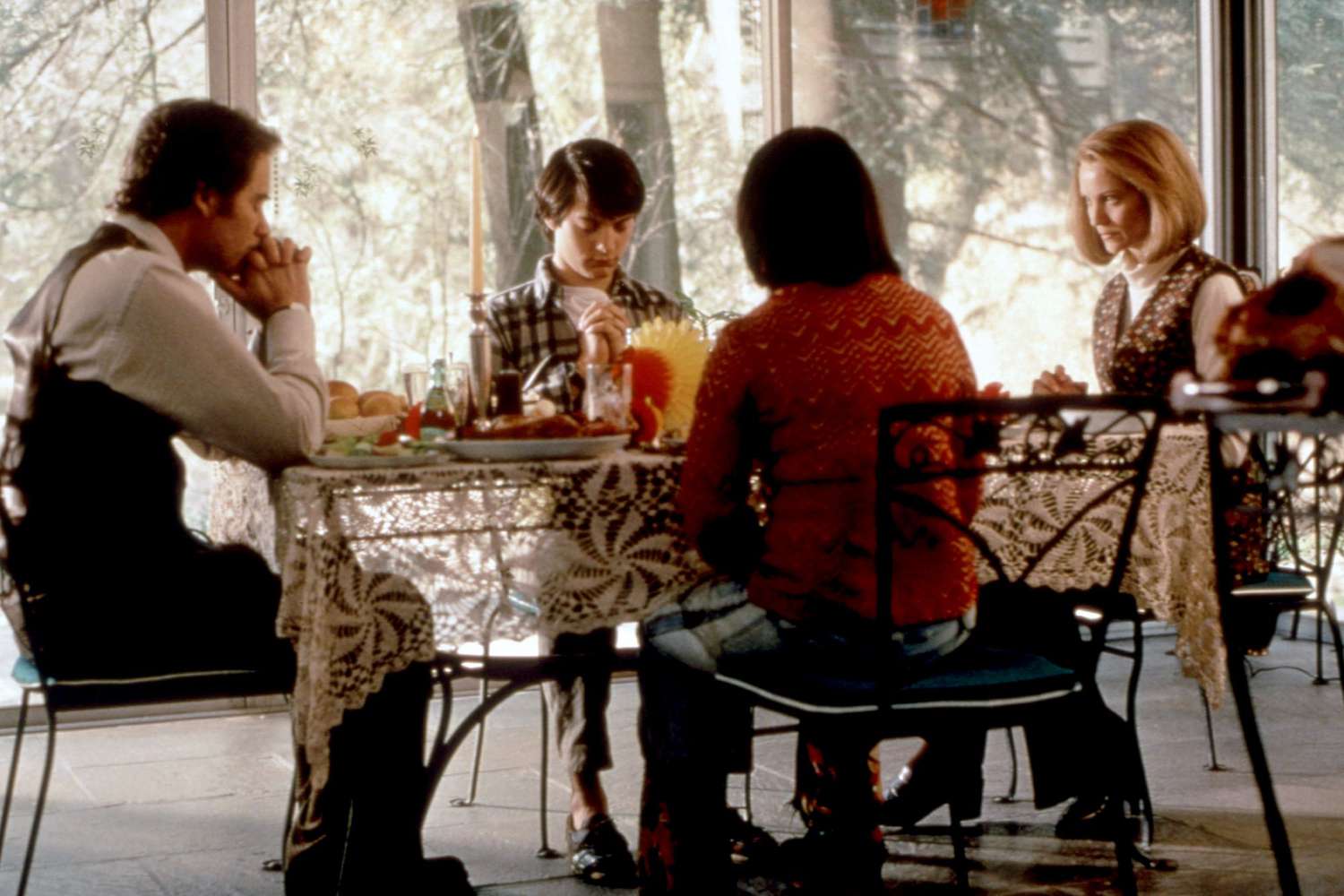 Kevin Kline, Tobey Maguire, Christina Ricci, and Joan Allen in 'The Ice Storm'