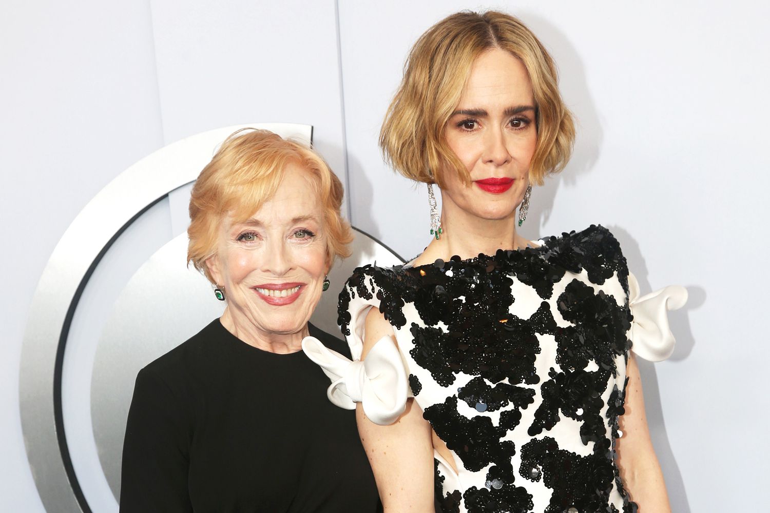 Holland Taylor and Sarah Paulson attend The 77th Annual Tony Awards at David H. Koch Theater at Lincoln Center on June 16, 2024 in New York City.