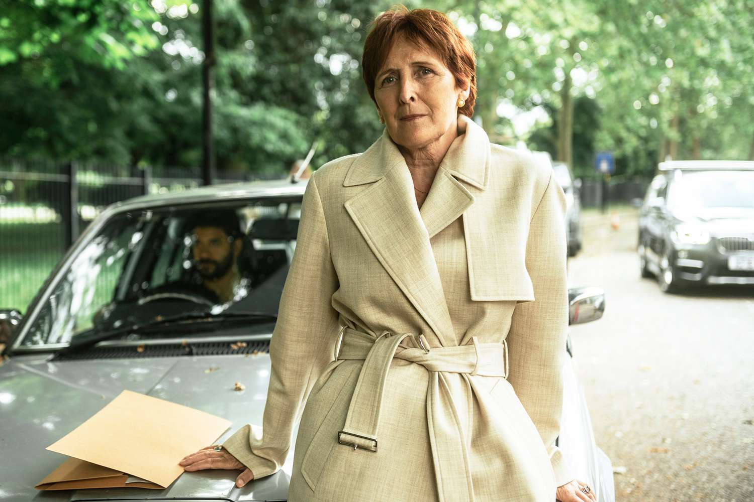 Fiona Shaw as Carolyn Martens Killing Eve Season 4 Episode 1