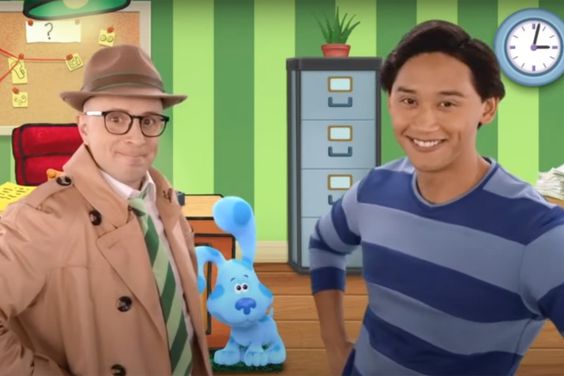 Steve Burns and Josh Dela Cruz on 'Blue's Clues & You'