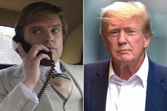 Sebastian Stan transforms into Donald Trump in first look at 'The Apprentice'; Former U.S. President Donald Trump arrives at Trump Tower
