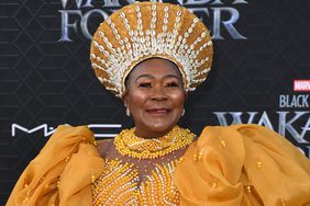 Connie Chiume at the premiere of "Black Panther: Wakanda Forever."