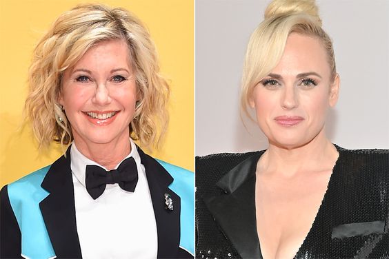 Olivia Newton-John and Rebel Wilson