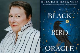 Split of Deborah Harkness and cover of Black Bird Oracle 