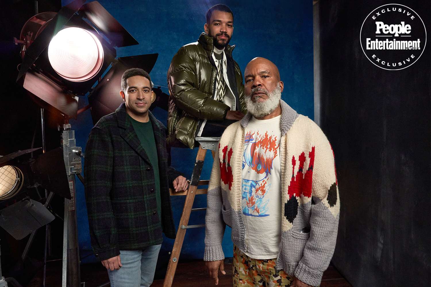 Kobi Libii, Justice Smith, and David Alan Grier ('The American Society of Magical Negroes')