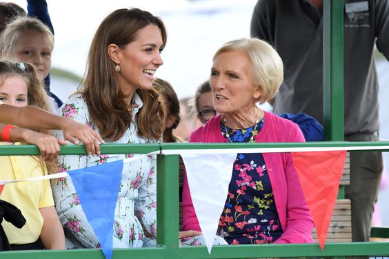 Catherine, Duchess of Cambridge and Mary Berry