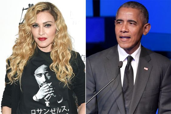 Madonna, Barack Obama