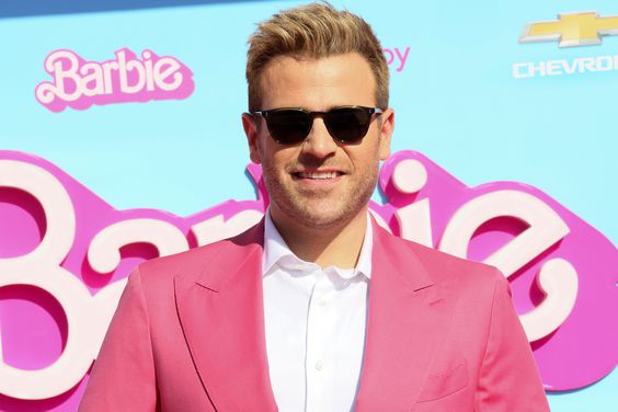 Scott Evans attends the World Premiere of "Barbie" at Shrine Auditorium and Expo Hall on July 09, 2023 in Los Angeles, California.