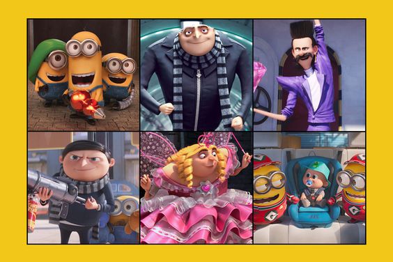 Minions Minions The Rise of Gru Despicable Me Despicable Me 2 Despicable Me 3 Despicable Me 4