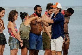 Jeff Probst and the cast of 'Survivor 46'