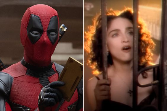 Ryan Reynolds as Deadpool and madonna