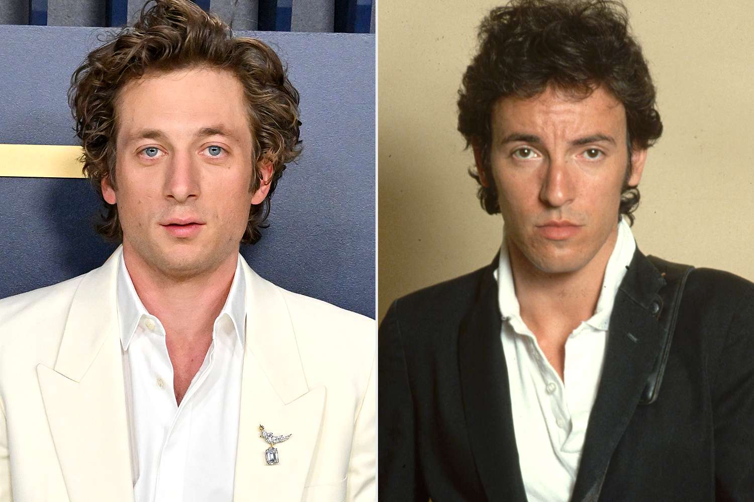 Jeremy Allen White and Bruce Springsteen