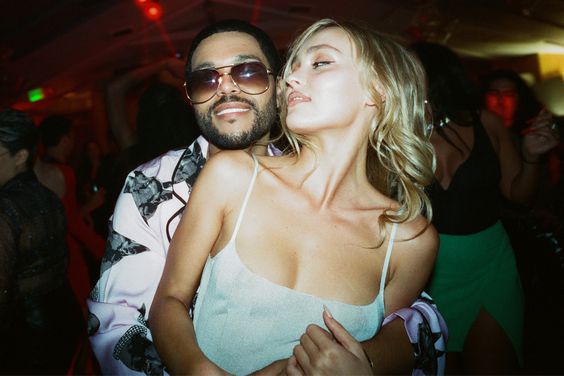 The Weeknd and Lily-Rose Depp in 'The Idol'