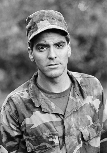 George Clooney as Major Biff Woods in Combat Academy on October 3, 1986