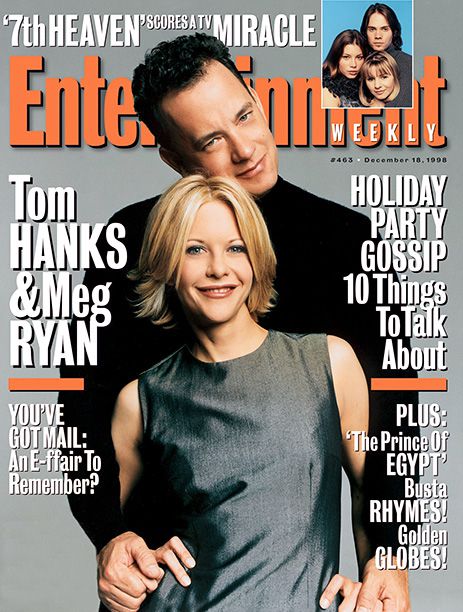 Tom Hanks and Meg Ryan on the Cover of the December 18, 1998 Issue of Entertainment Weekly