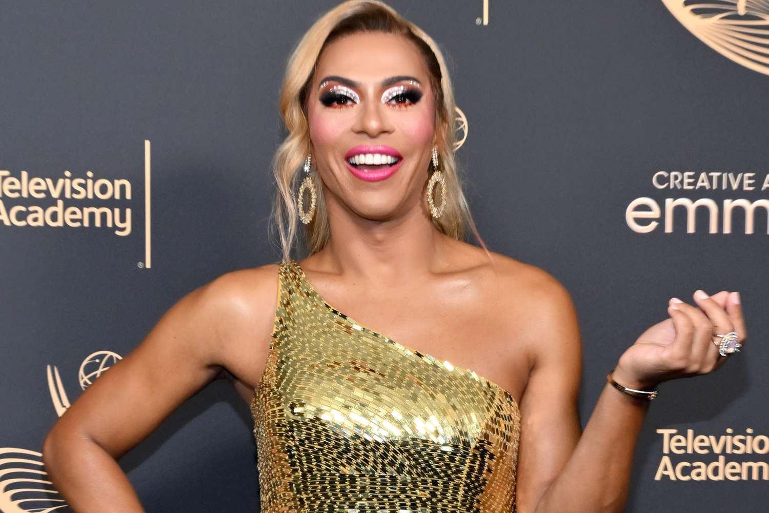 Shangela at the 2022 Creative Arts Emmy Awards press room held at the Microsoft Theater on September 3, 2022 in Los Angeles, California. (Photo by Michael Buckner/Variety via Getty Images)