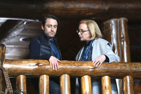 Kieran Culkin and J. Smith-Cameron on 'Succession'