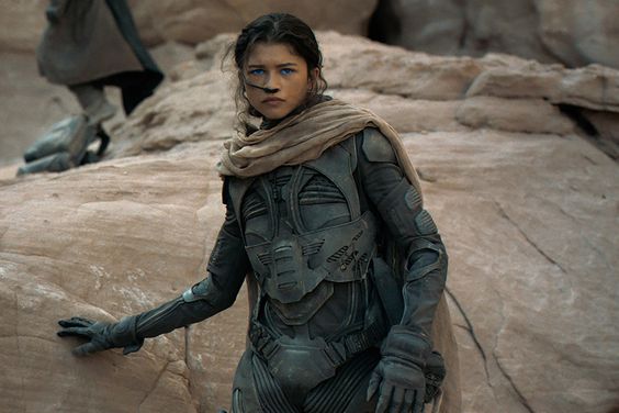 Zendaya in new 'Dune' trailer; credit: Warner Bros.