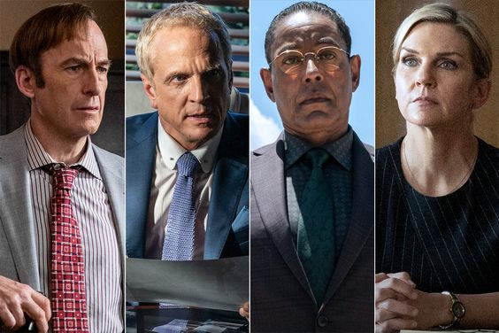 Bob Odenkirk, Patrick Fabian, Giancarlo Esposito, and Rhea Seehorn on 'Better Call Saul'