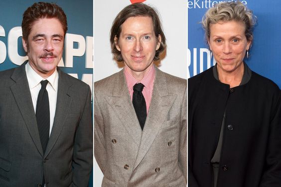 Benicio Del Toro; Wes Anderson; Frances McDormand