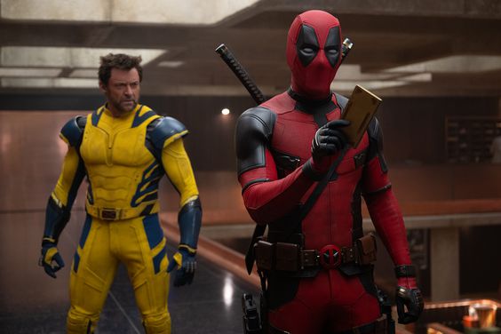 Hugh Jackman as Wolverine/Logan and Ryan Reynolds as Deadpool/Wade Wilson in Deadpool&Wolverine