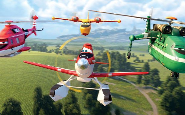 PLANES: FIRE & RESCUE Blade Ranger, Dipper, Dusty, and Windlifter