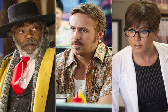 THE HATEFUL EIGHT, THE NICE GUYS, HORRIBLE BOSSES 2 