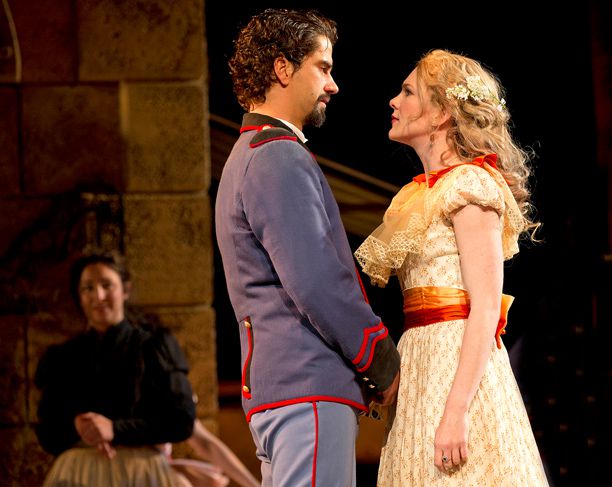 MUCH ADO ABOUT NOTHING Hamish Linklater and Lily Rabe