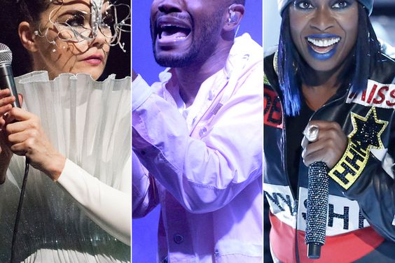 Bjork, Missy Elliott and Frank Ocean