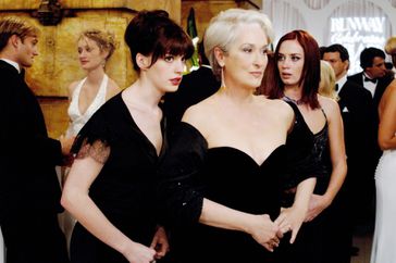 THE DEVIL WEARS PRADA, Anne Hathaway, Meryl Streep, Emily Blunt, 2006, TM & Copyright (c) 20th Centu