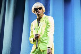 NEW YORK, NEW YORK - MAY 31: Tyler, the Creator performs at the 2019 Governors Ball Festival at Randall's Island on May 31, 2019 in New York City. (Photo by Noam Galai/Getty Images)