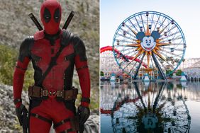 Split of Deadpool and California adventure theme park