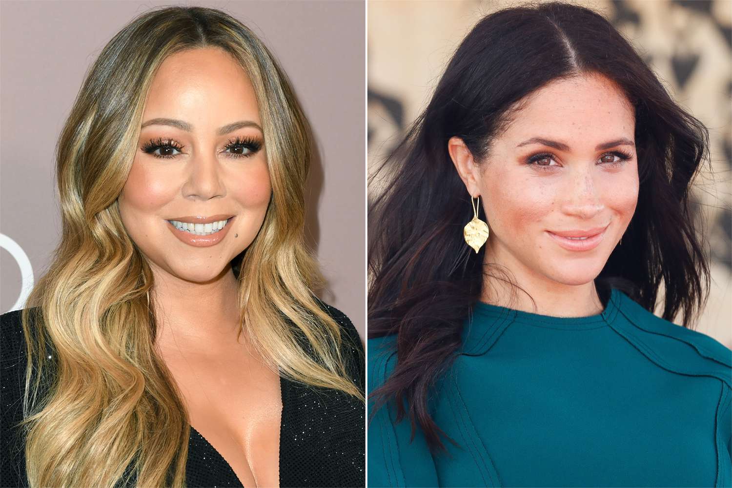 Mariah Carey and Meghan Markle