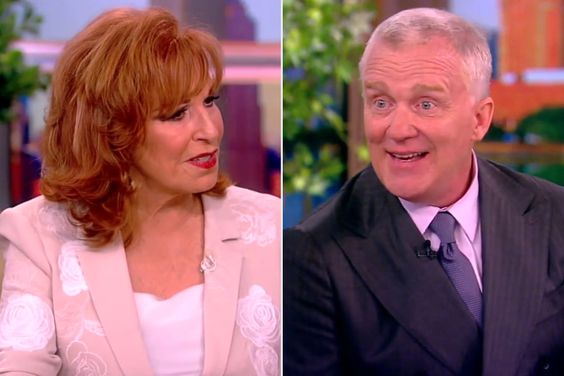 Joy Behar and Anthony Michael Hall on The View