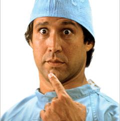 Fletch | PAGING DR. ROSENROSEN Chevy Chase dons one of many disguises in Fletch