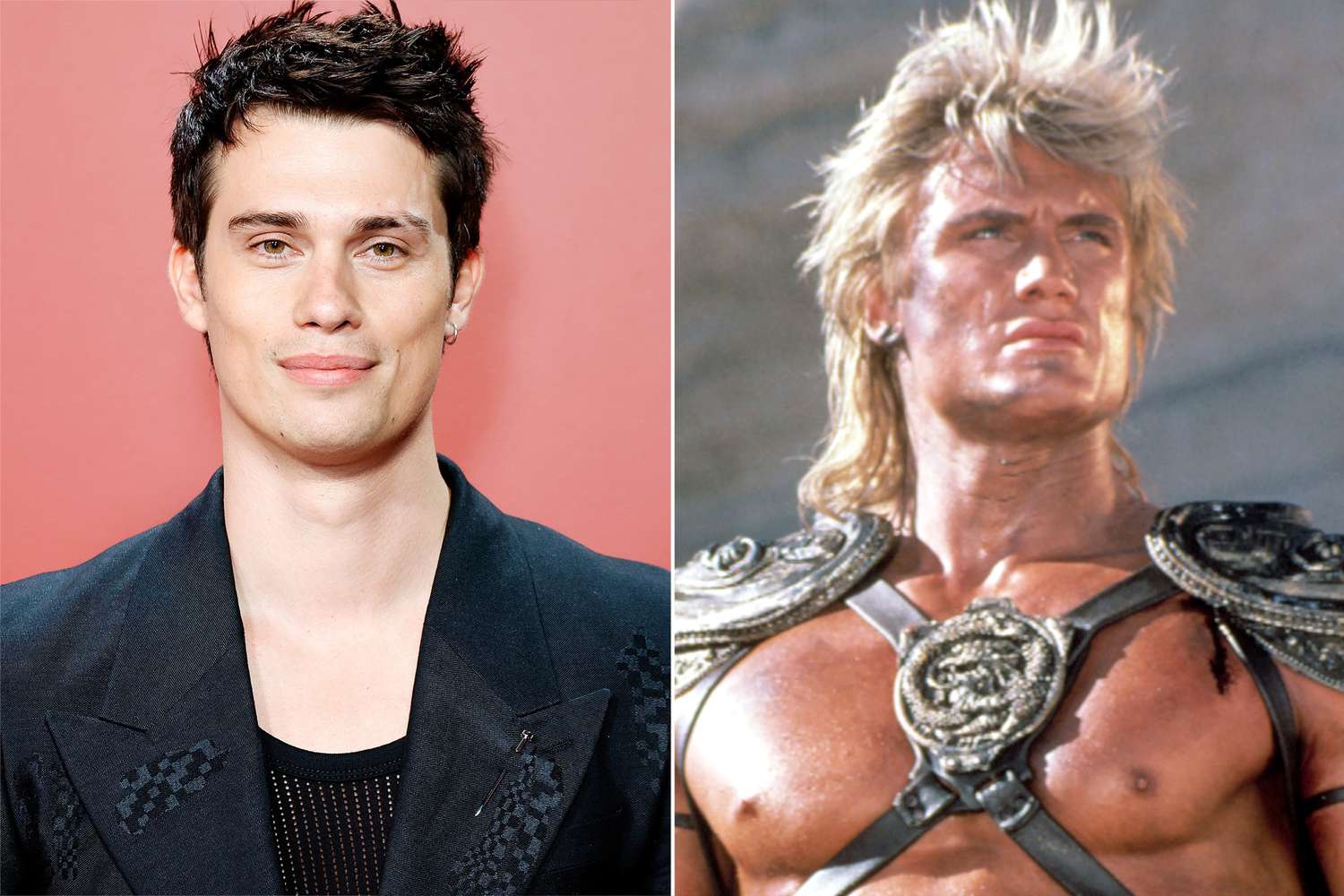 Nicholas Galitzine; Dolph Lundgren as He-Man in the 1987 movie 'Masters of the Universe'