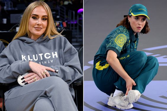 Split of Adele and Australian Break Dancer Raygun