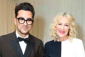 Daniel Levy (L) and Catherine O'Hara