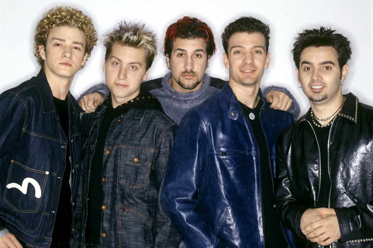 Justin Timberlake, Lance Bass, Joey Fatone, J.C. Chasez, and Chris Kirkpatrick of *NSYNC