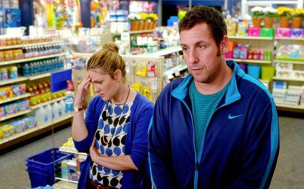 In their third film together, Drew Barrymore and Adam Sandler play single parents who go on a disastrous first date, then wind up on the