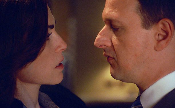 Alicia and Will in "End" on The Good Wife