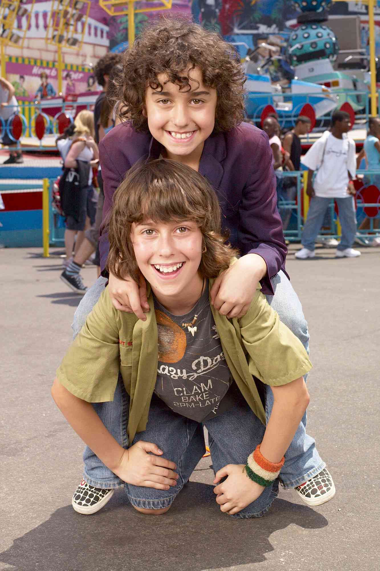 Nat Wolff and Alex Wolff of the Naked Brothers Band