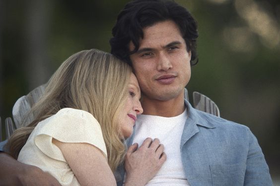 Julianne Moore and Charles Melton in 'May December.'