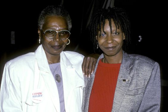 Whoopi Goldberg and Mother Emma Johnson