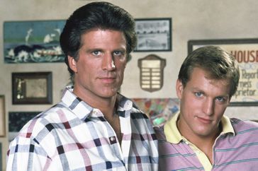 Ted Danson and Woody Harrelson on Cheers
